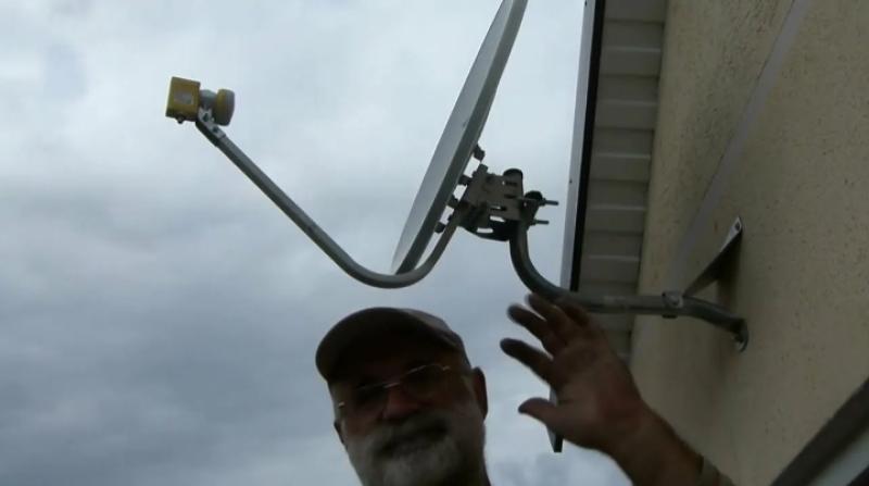 Установка спутниковой антенны