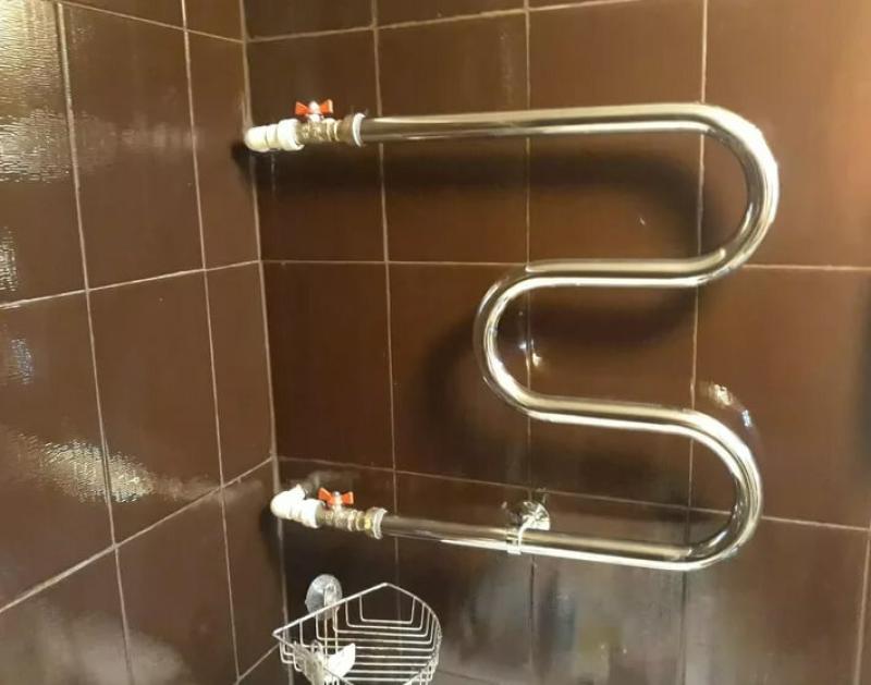 Замена полотенцесушителя