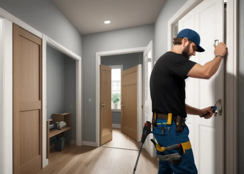 Установка межкомнатных дверей