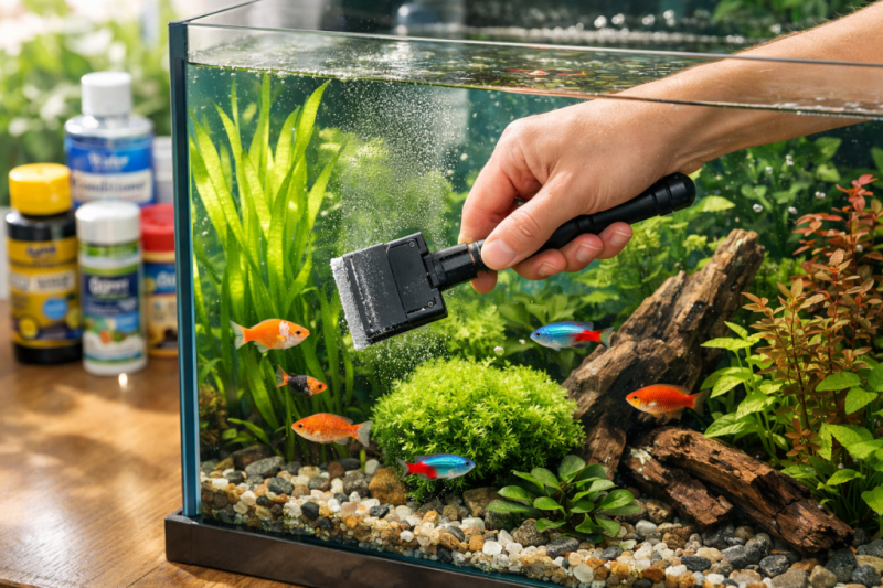Уход за аквариумом