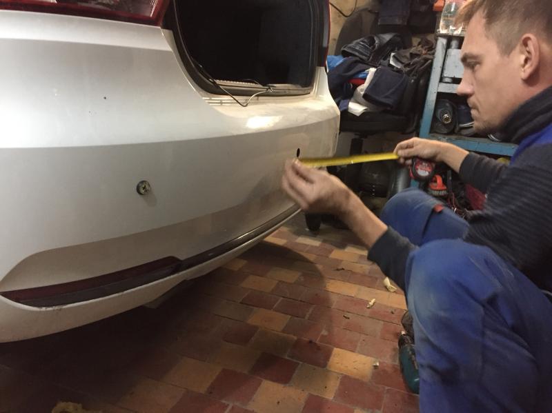 Установка парктроника