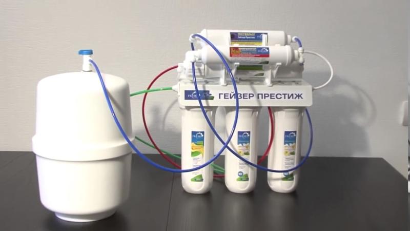 Монтаж системы обратного осмоса
