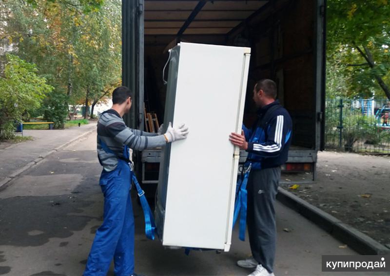 Перевозка холодильника и плиты